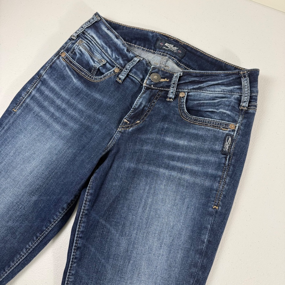 Silver Jeans Co Suki Mid Slim Bootcut Jeans Dark Wash W28 L31 L93616SSX471